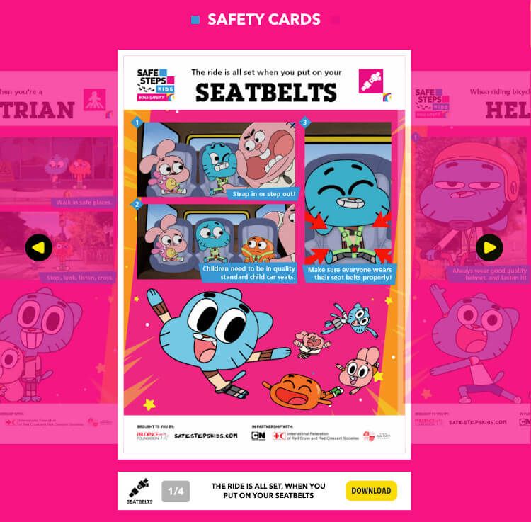 SAFE STEPS KIDS Safety Cards