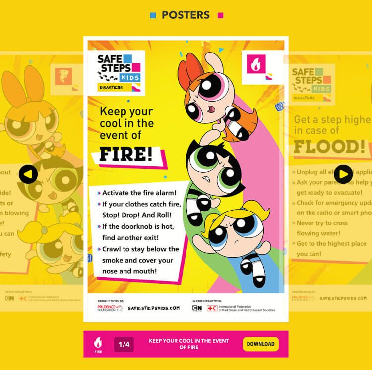 SAFE STEPS KIDS Posters