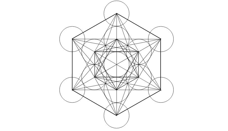 Premium Vector | Sacred geometry line art