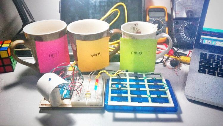 Arduino Cold Coffee Alarm Device Prototype