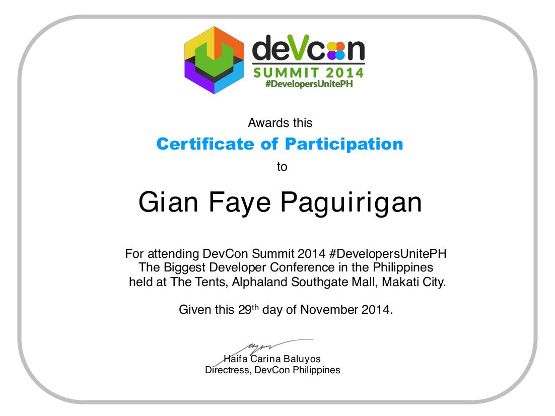 DevCon Summit 2014: Developers Unite PH